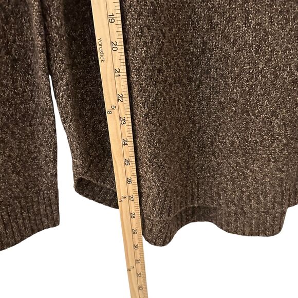 Pink Clover Stitch Fix Brown Crew Neck Polyester Soft Tunic Sweater Size XL NWT - Picture 6 of 6